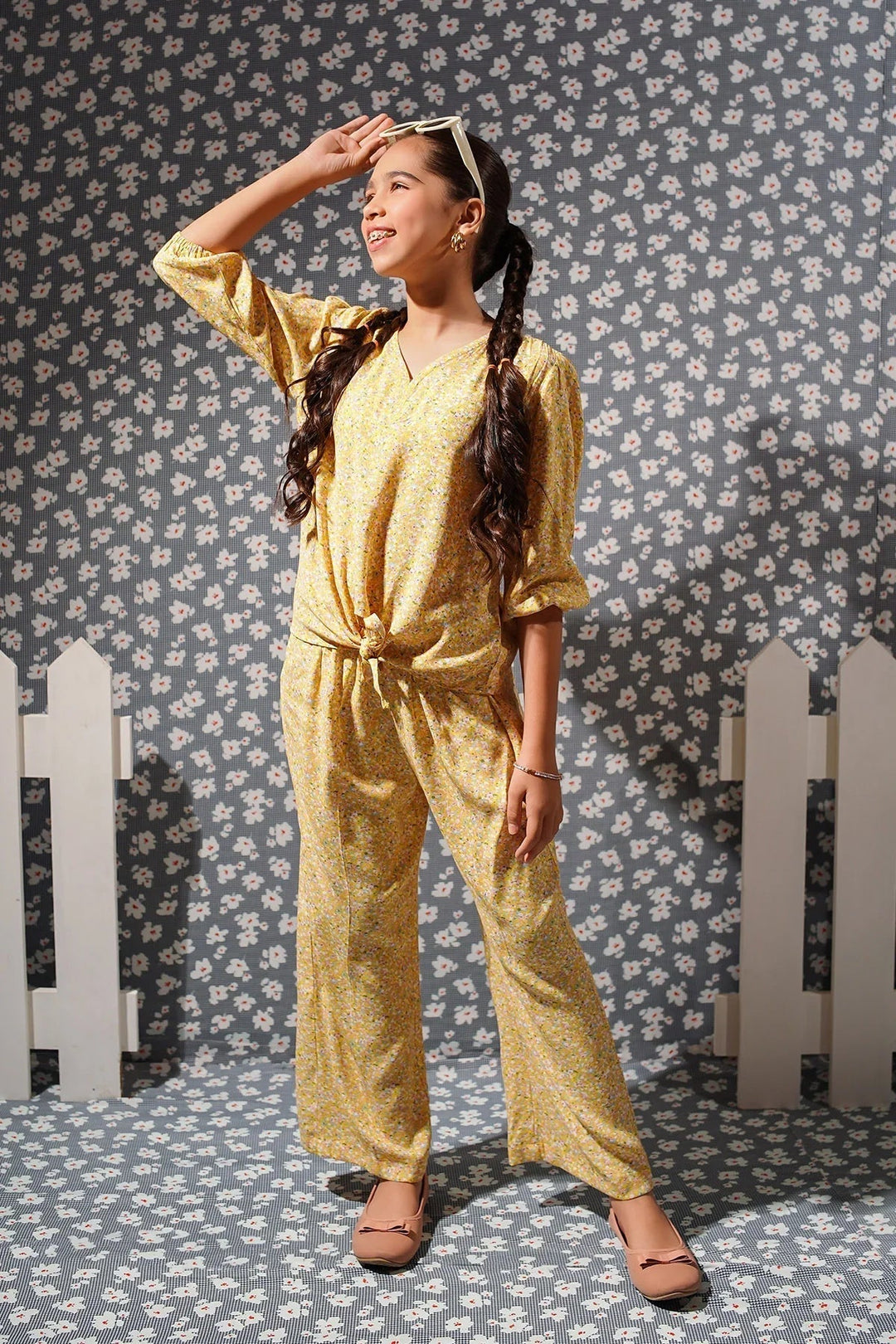 Ochre RTW Printed Girls 2 Piece Georgette Co-ords OWCR-02 - Winter Collection