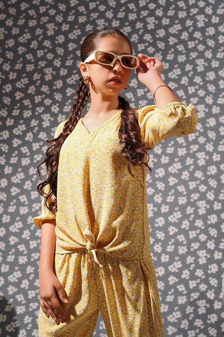 Ochre RTW Printed Girls 2 Piece Georgette Co-ords OWCR-02 - Winter Collection