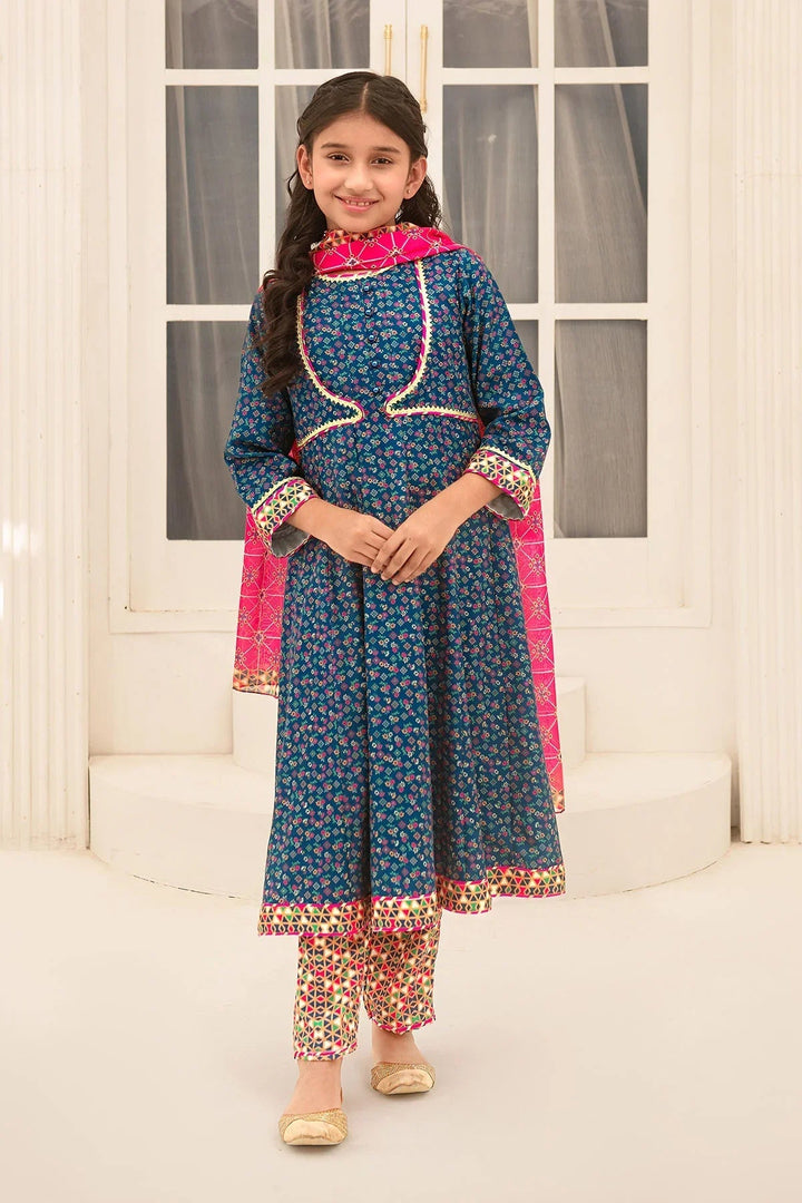 Ochre RTW Printed Girls 3 Piece Herringbone  COR-125 - Summer Collection