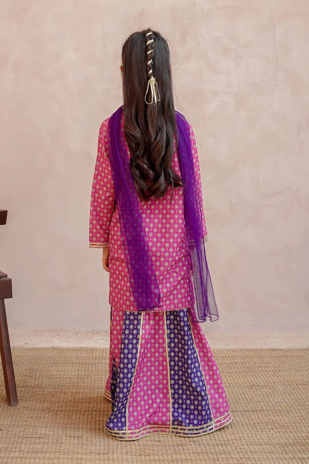 Ochre Girls Pret Printed Swiss Lawn 3 Piece Suit INDP-26 - Summer Collection