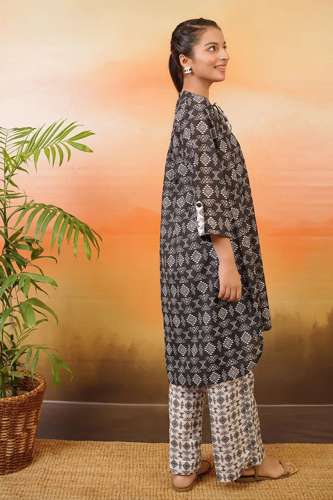 Ochre RTW Printed Girls 2 Piece Lawn  COR-100 - Summer Collection