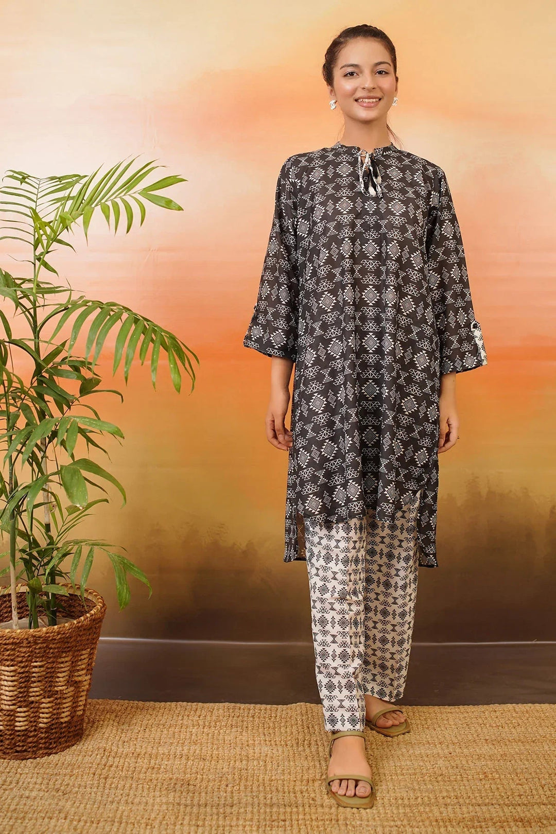 Ochre RTW Printed Girls 2 Piece Lawn  COR-100 - Summer Collection