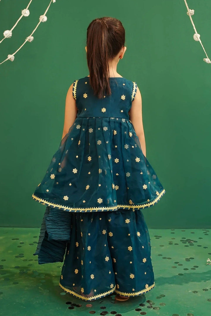 Ochre Girls Pret Embroidered Organza 3 Piece Suit INCF-20 - Summer Collection