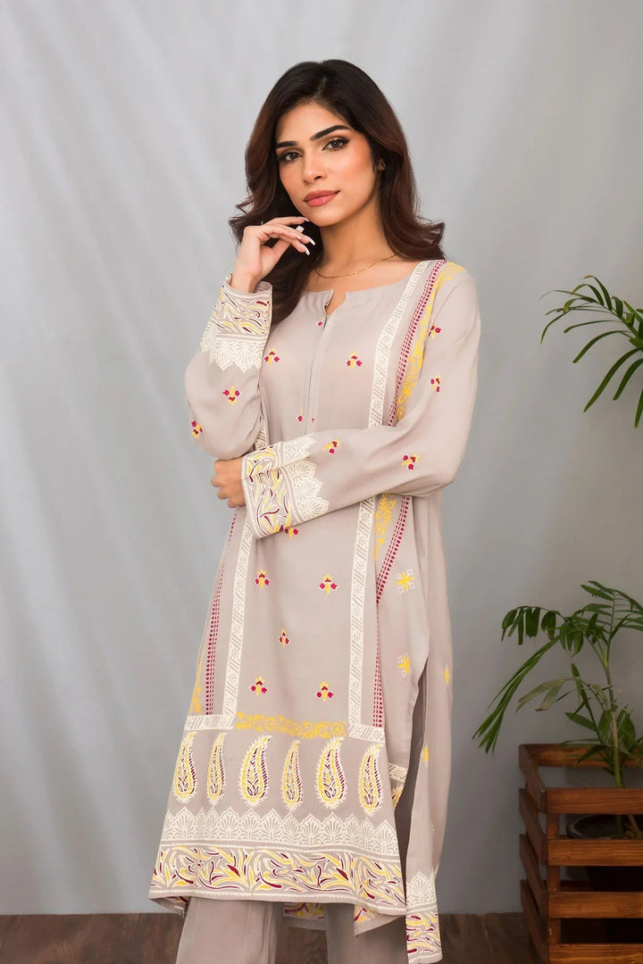 Ochre RTW Printed Girls 2 Piece Cotton Silk SOLP-08 - Winter Collection