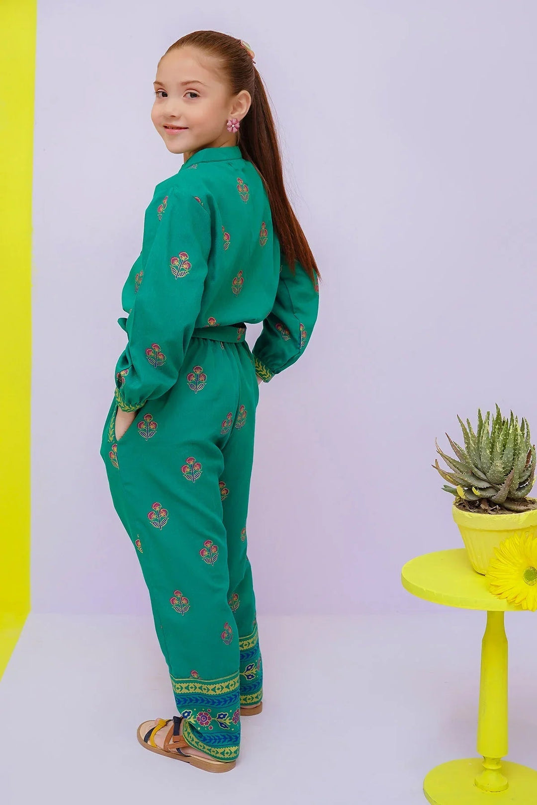 Ochre RTW Printed Girls 1 Piece Cotton Jumpsuit OWT-JMP-15 - Summer Collection