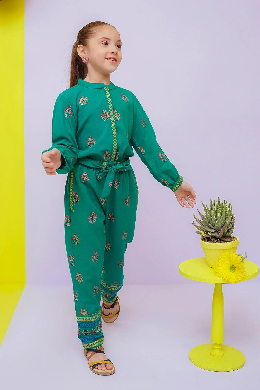 Ochre RTW Printed Girls 1 Piece Cotton Jumpsuit OWT-JMP-15 - Summer Collection