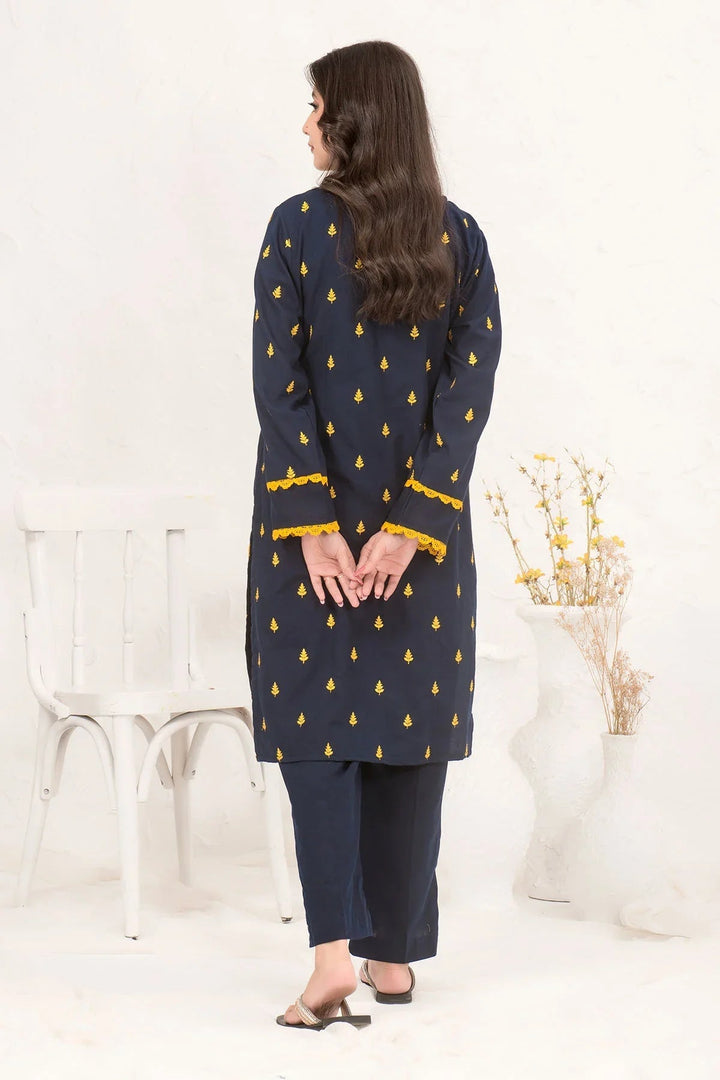 Ochre RTW Embroidered Girls 2 Piece Cotton  SOLE-02 - Summer Collection