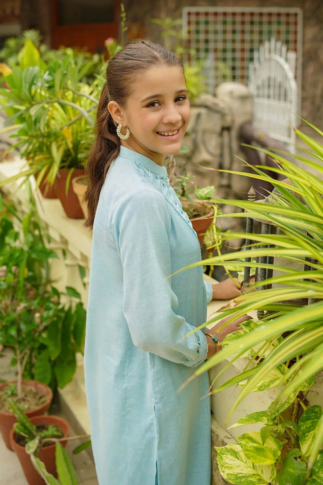 Ochre RTW Embroidered Girls 2 Piece Khaddar Embellished SC-38 - Winter Collection