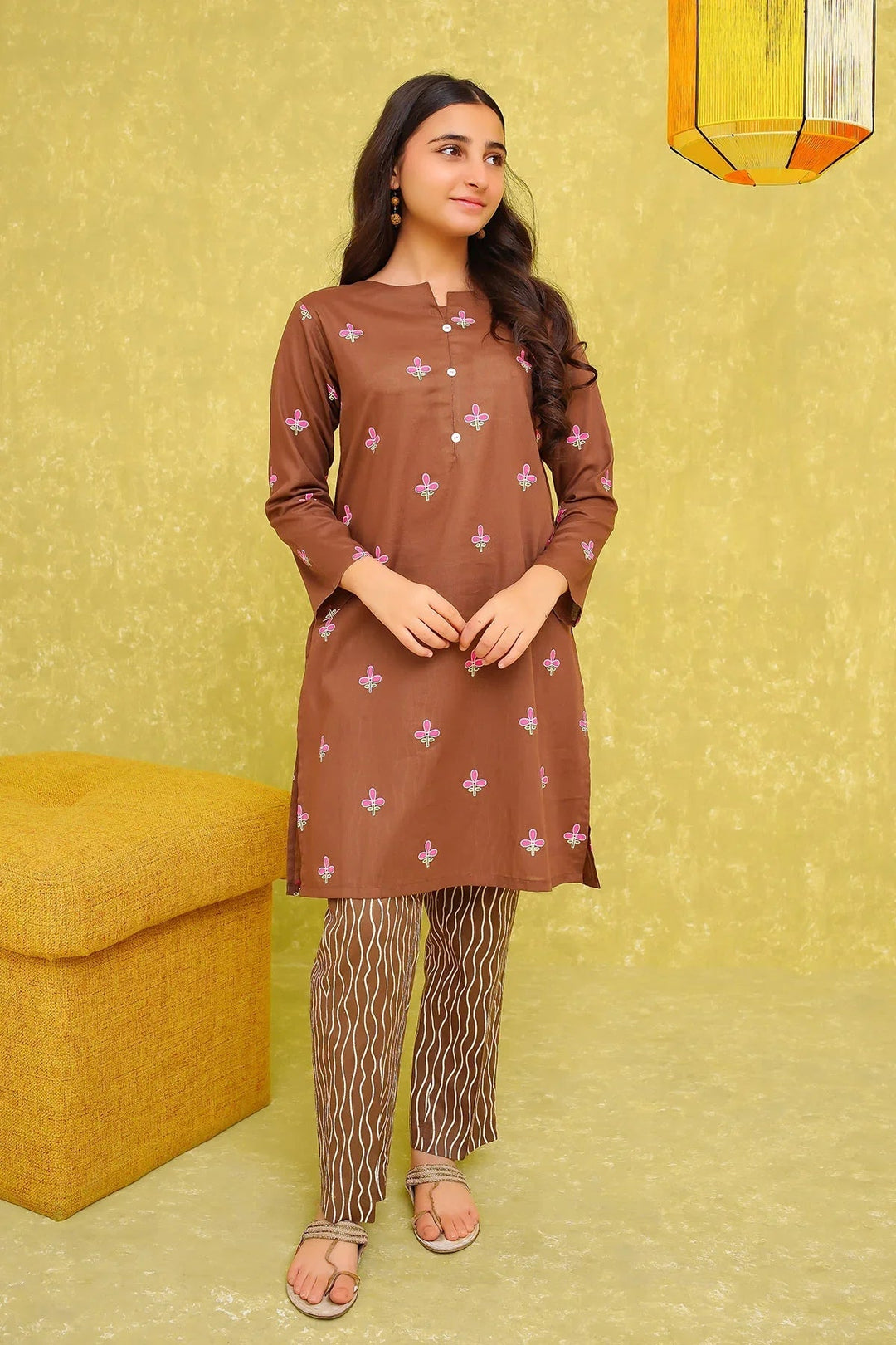 Ochre RTW Printed Girls 2 Piece Cotton Co-Ords OFW-COR-80 - Summer Collection