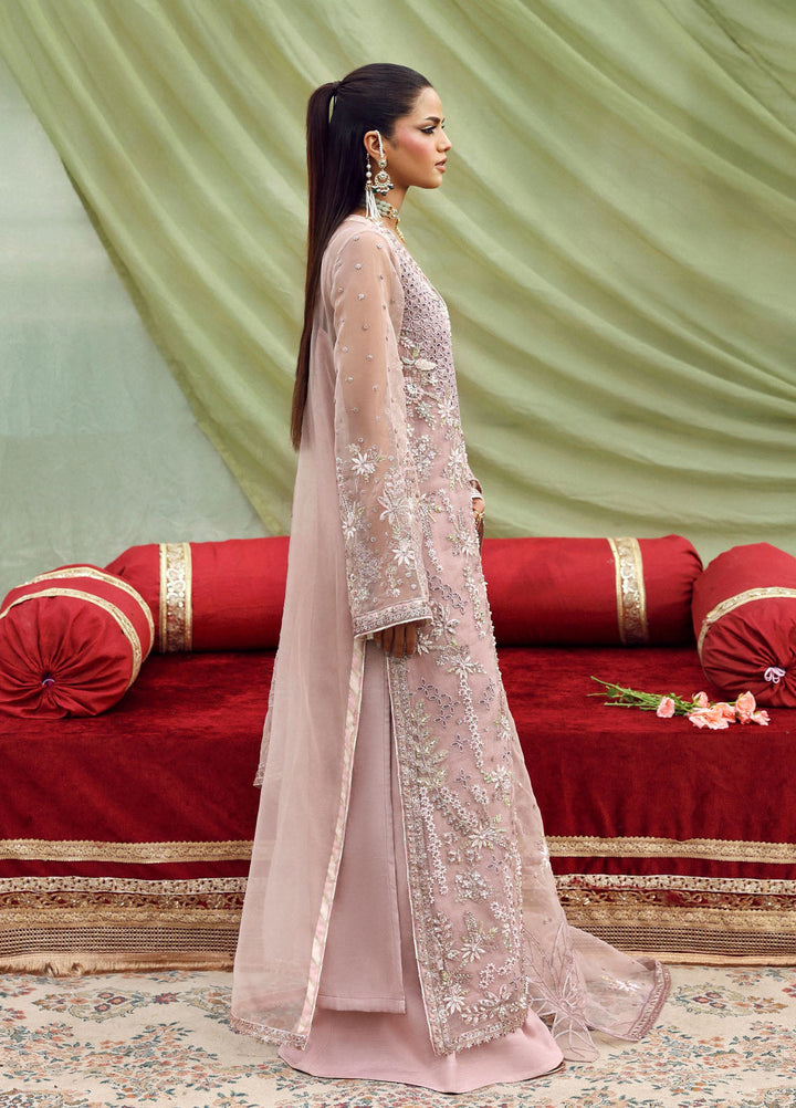 Romansiyyah by Emaan Adeel Embroidered Chiffon Suits Unstitched 3 Piece EA25RLF Gul Rukh - Formals Collection