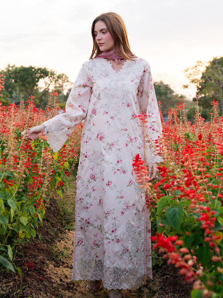 The Scent Of Summers by Yards Unstitched Embroidered Lawn 3 Piece Suit Rosewater Casual Collection