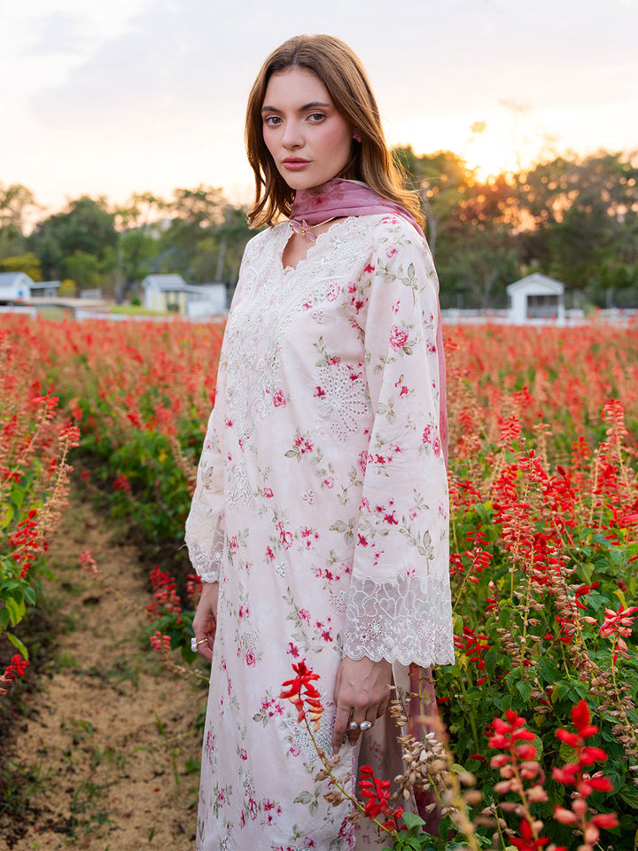 The Scent Of Summers by Yards Unstitched Embroidered Lawn 3 Piece Suit Rosewater Casual Collection