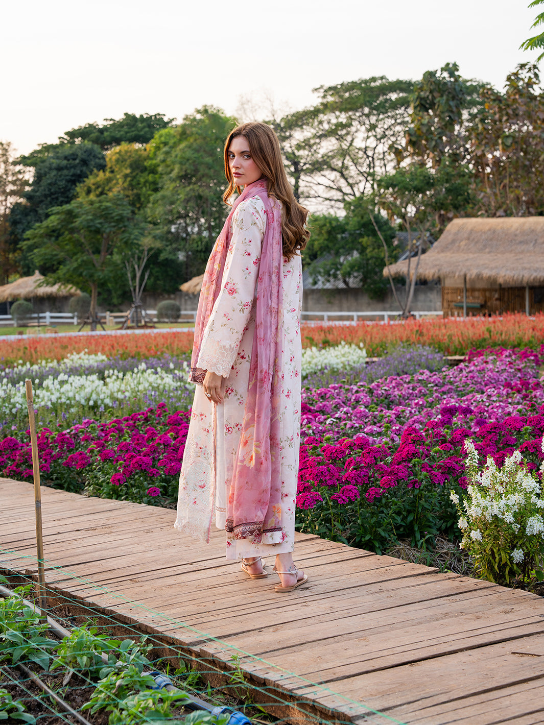 The Scent Of Summers by Yards Unstitched Embroidered Lawn 3 Piece Suit Rosewater Casual Collection
