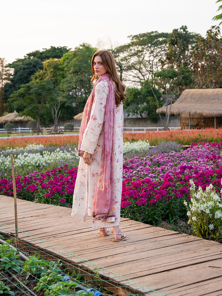 The Scent Of Summers by Yards Unstitched Embroidered Lawn 3 Piece Suit Rosewater Casual Collection