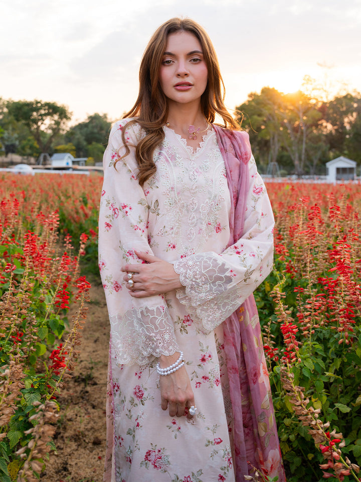 The Scent Of Summers by Yards Unstitched Embroidered Lawn 3 Piece Suit Rosewater Casual Collection