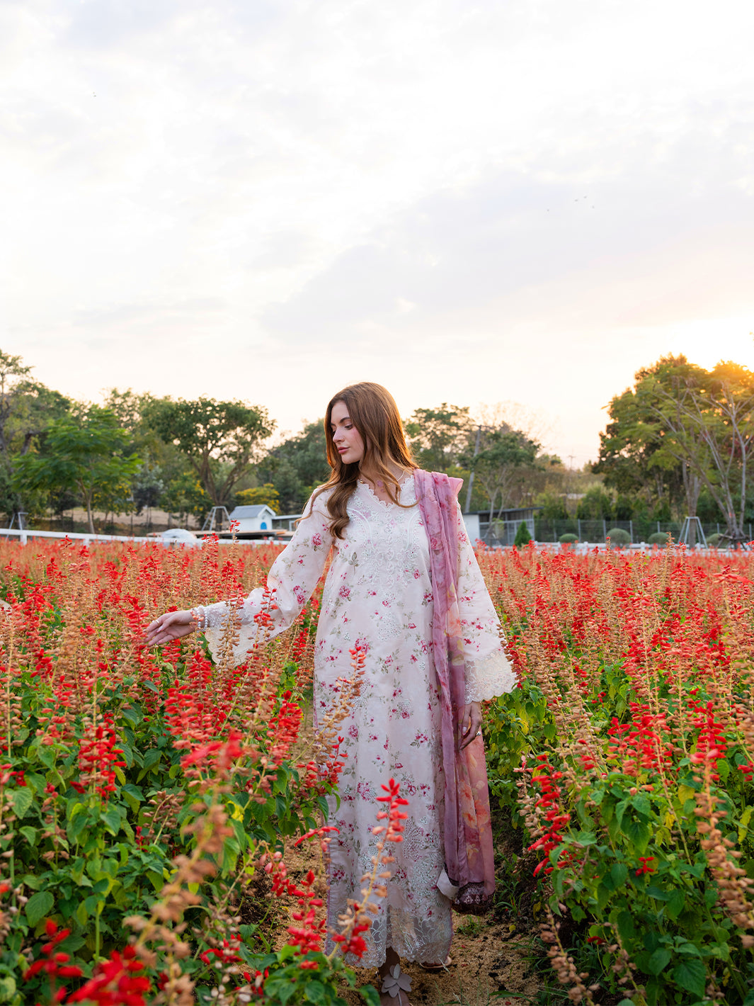 The Scent Of Summers by Yards Unstitched Embroidered Lawn 3 Piece Suit Rosewater Casual Collection
