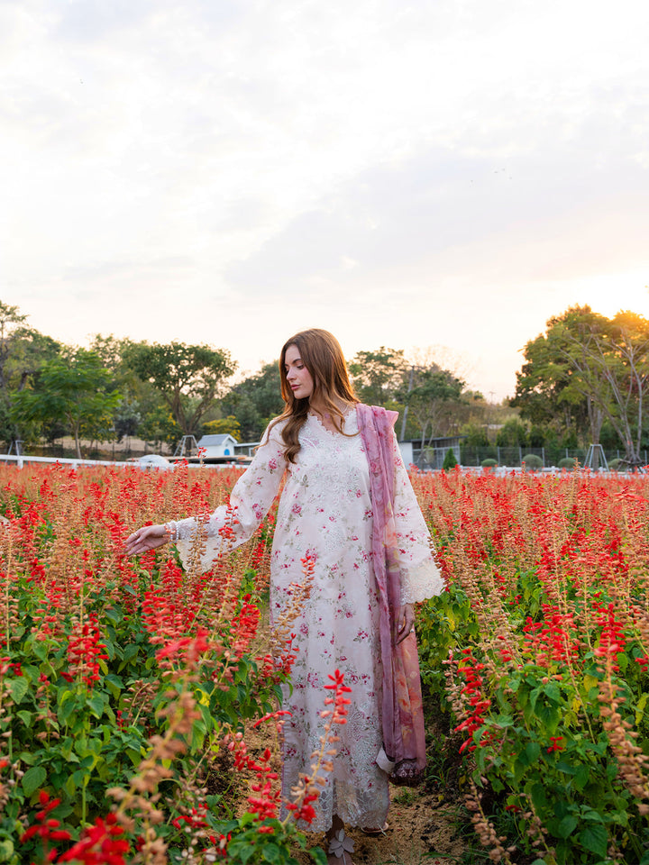 The Scent Of Summers by Yards Unstitched Embroidered Lawn 3 Piece Suit Rosewater Casual Collection