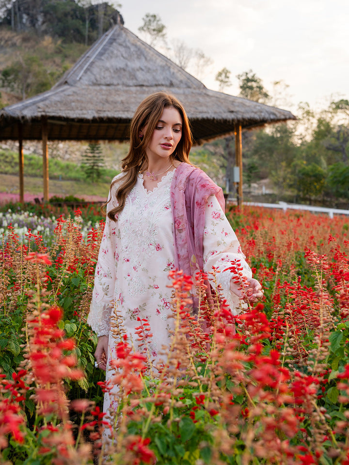 The Scent Of Summers by Yards Unstitched Embroidered Lawn 3 Piece Suit Rosewater Casual Collection