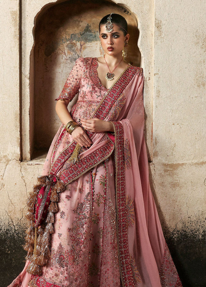 Massarat by Hussain Rehar Embroidered Organza Suits Unstitched 3 Piece HRR25MU Roshanara - Festive Collection