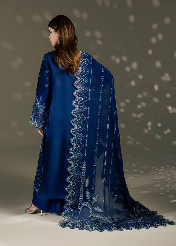 The Silk by Nureh Unstitched Embroidered Premium Silk 3 Piece Suit NU26USF S-34 - Festive Collection