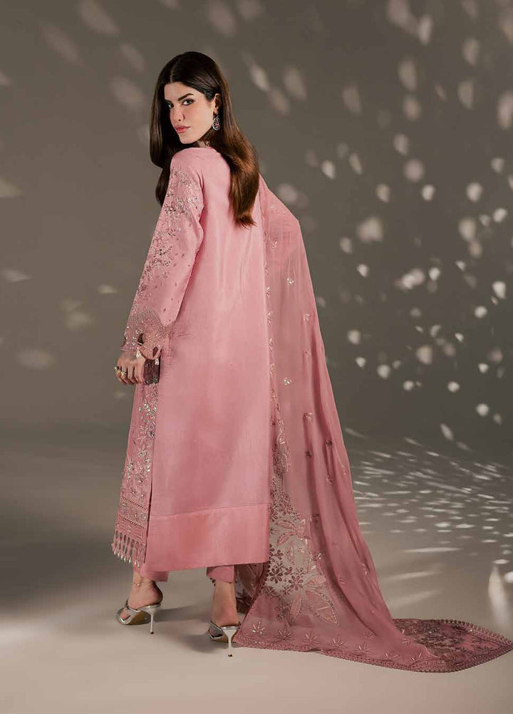 The Silk by Nureh Unstitched Embroidered Premium Silk 3 Piece Suit NU26USF S-35 - Festive Collection