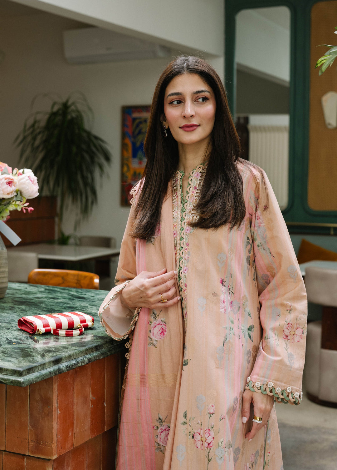 Sable Vogue Women Unstitched Printed Zari jacquard 3 Piece Suit SCUS-02-26 Mehr - Casual Collection