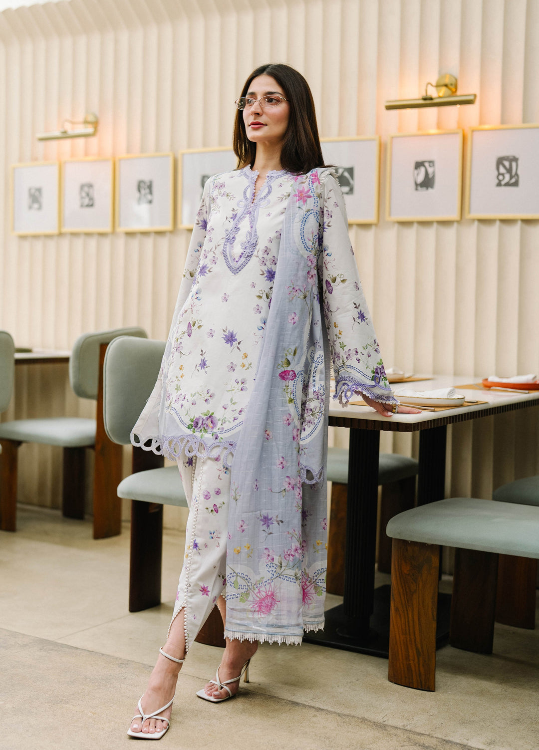 Sable Vogue Women Unstitched Printed Zari jacquard 3 Piece Suit SCUS-05-26 Ayla - Casual Collection