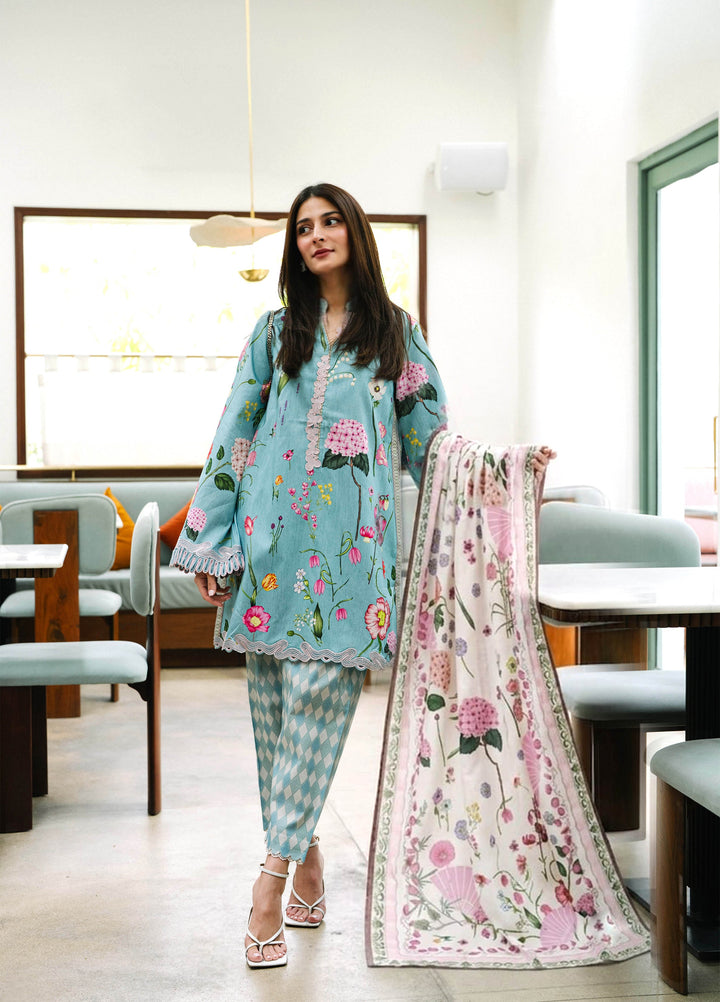 Sable Vogue Women Unstitched Printed Cambric 3 Piece Suit SCUS-06-26 Noor - Casual Collection