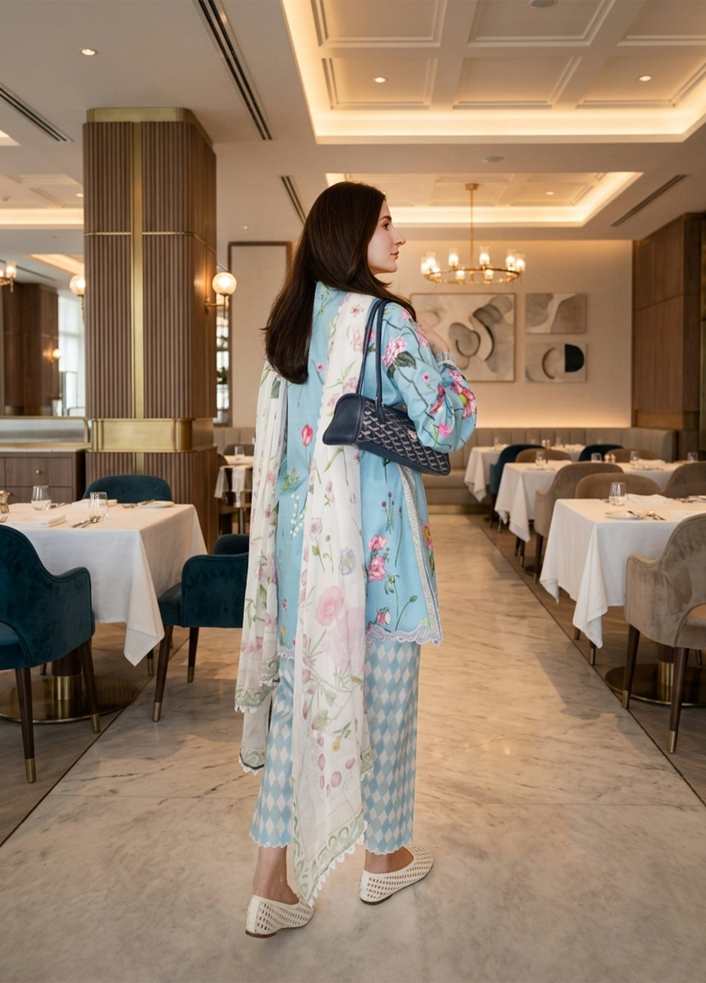 Sable Vogue Women Unstitched Printed Cambric 3 Piece Suit SCUS-06-26 Noor - Casual Collection
