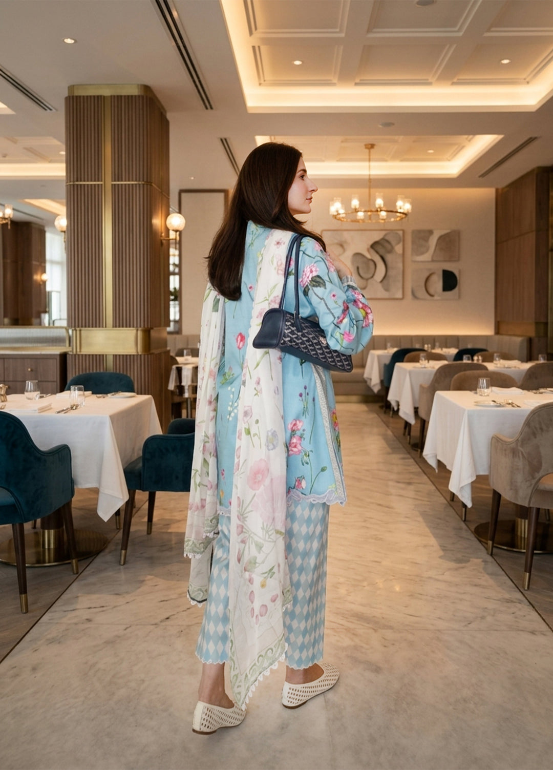 Sable Vogue Women Unstitched Printed Cambric 3 Piece Suit SCUS-06-26 Noor - Casual Collection