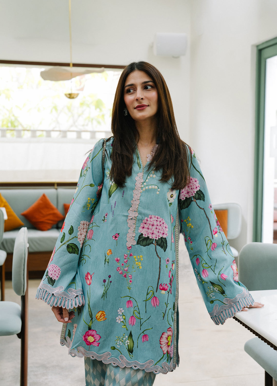 Sable Vogue Women Unstitched Printed Cambric 3 Piece Suit SCUS-06-26 Noor - Casual Collection