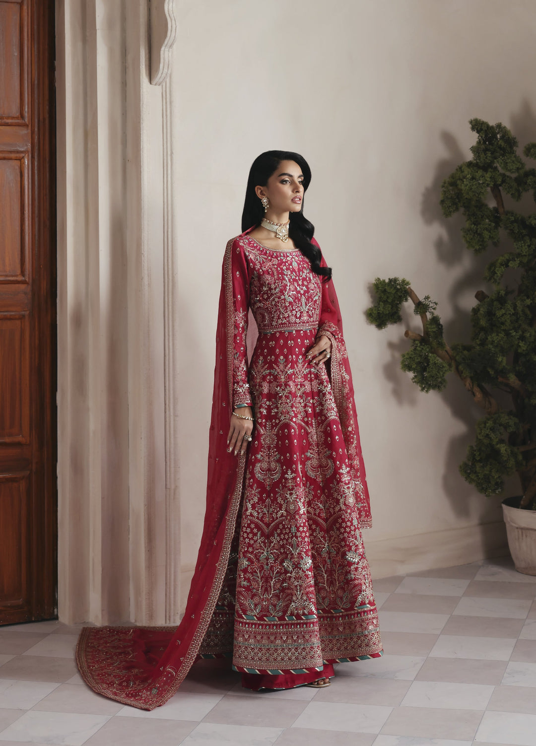 Serica by Gulaal Unstitched Raw Silk Embroidered Suits 3 Piece GL25URC D-SD10 Serosia - Winter Collection