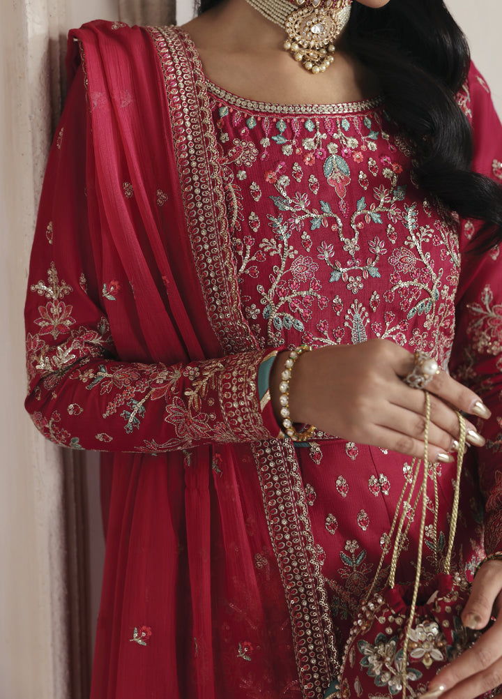 Serica by Gulaal Unstitched Raw Silk Embroidered Suits 3 Piece GL25URC D-SD10 Serosia - Winter Collection