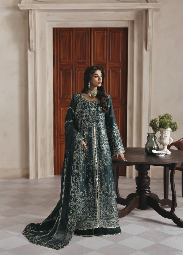 Serica by Gulaal Unstitched Raw Silk Embroidered Suits 3 Piece GL25URC D-SD12 Seraphine - Winter Collection