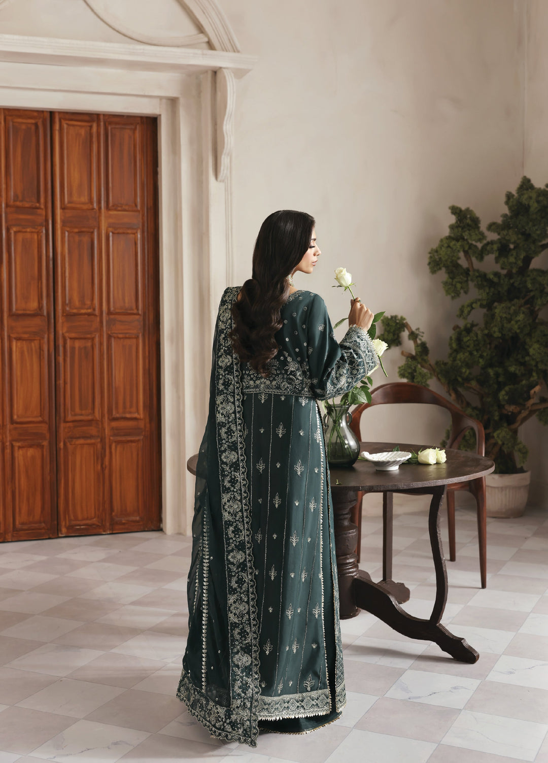 Serica by Gulaal Unstitched Raw Silk Embroidered Suits 3 Piece GL25URC D-SD12 Seraphine - Winter Collection