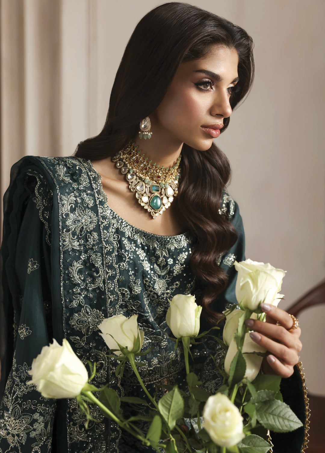 Serica by Gulaal Unstitched Raw Silk Embroidered Suits 3 Piece GL25URC D-SD12 Seraphine - Festive Collection