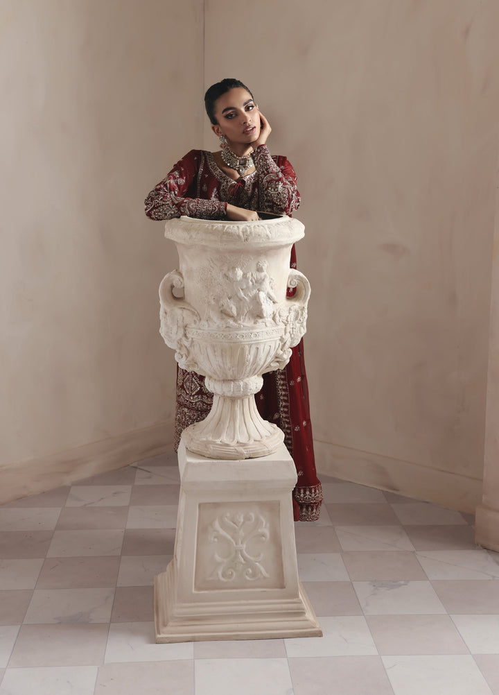 Serica by Gulaal Unstitched Raw Silk Embroidered Suits 3 Piece GL25URC D-SD16 Seryne - Winter Collection