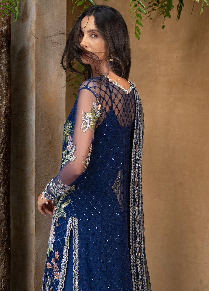 Lavie Haute by Esmel Unstitched Wedding Embroidered Net Suits 3 Piece EML25WU D-102 Seraine - Wedding Collection