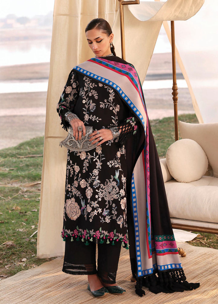 Siraa By Sadaf Fawad Khan Embroidered Khaddar Suits Unstitched 3 Piece SDF25SW SFK-D8 NURIA - Winter Collection