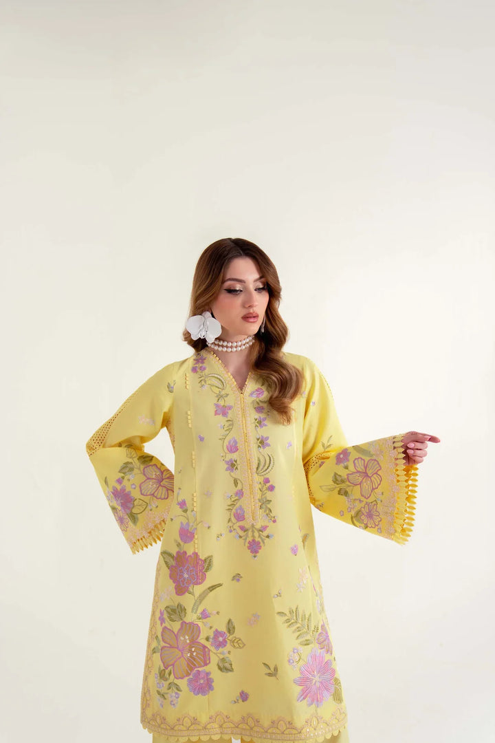 Sable Vogue Unstitched Embroidered Lawn 3 Piece Suit SV26UL SL-01-25-V2 - Summer Collection