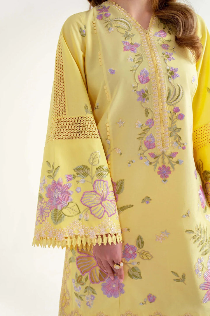 Sable Vogue Unstitched Embroidered Lawn 3 Piece Suit SV26UL SL-01-25-V2 - Summer Collection