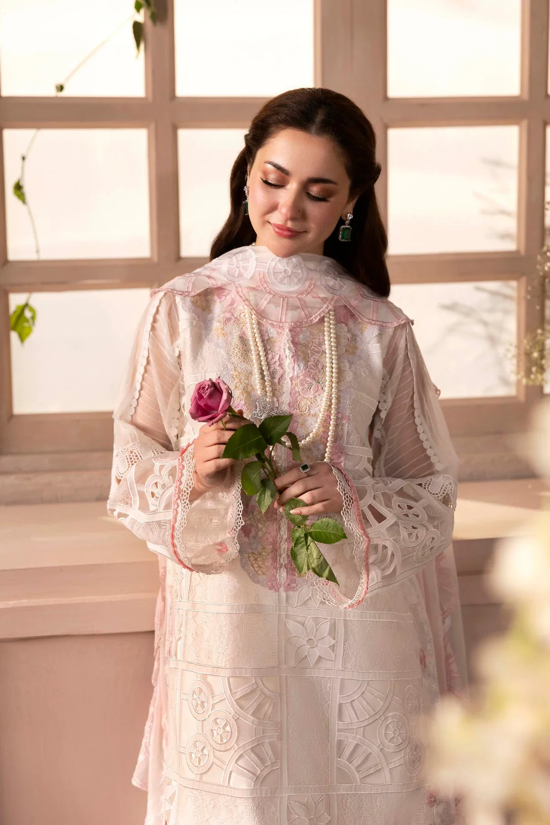 Sable Vogue Unstitched Embroidered Organza 3 Piece Suit SV26UL SL-03-25 - Summer Collection