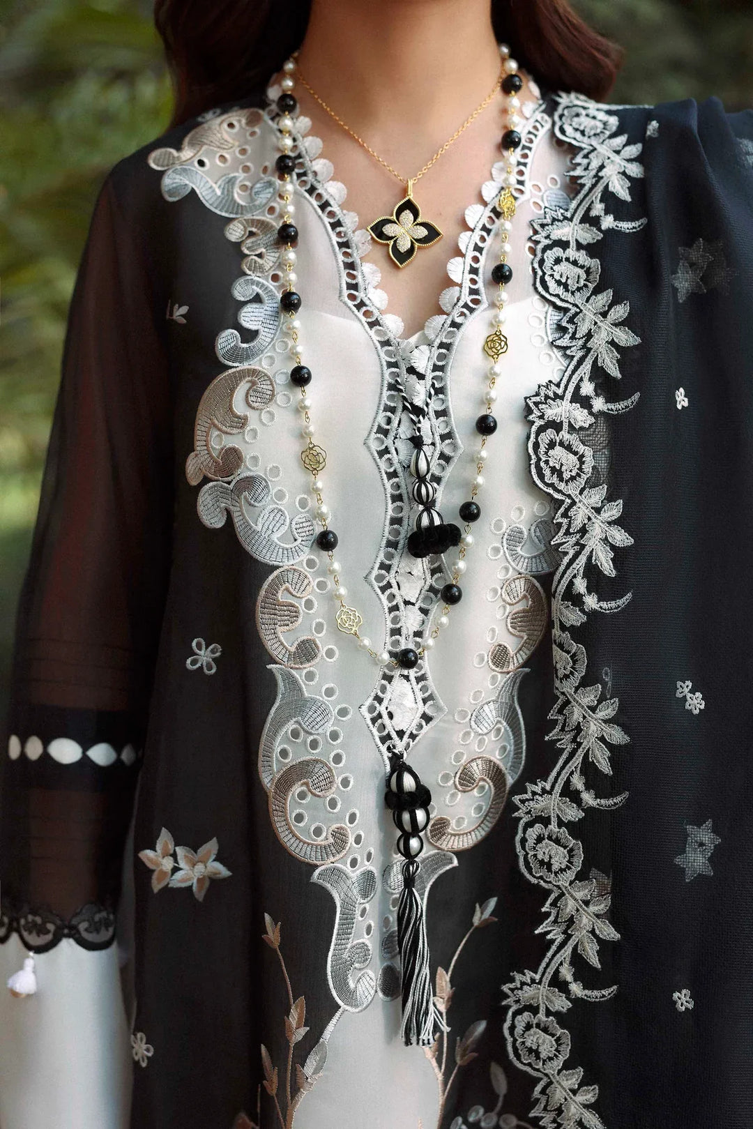 Sable Vogue Unstitched Embroidered Swiss Voile 3 Piece Suit SV26UL SL-05-26 - Summer Collection