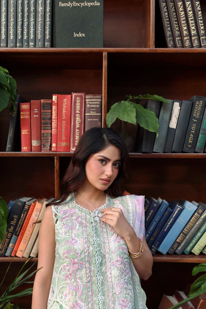 Sable Vogue Unstitched Embroidered Swiss Voile 3 Piece Suit SV26UL SL-06-26 - Summer Collection
