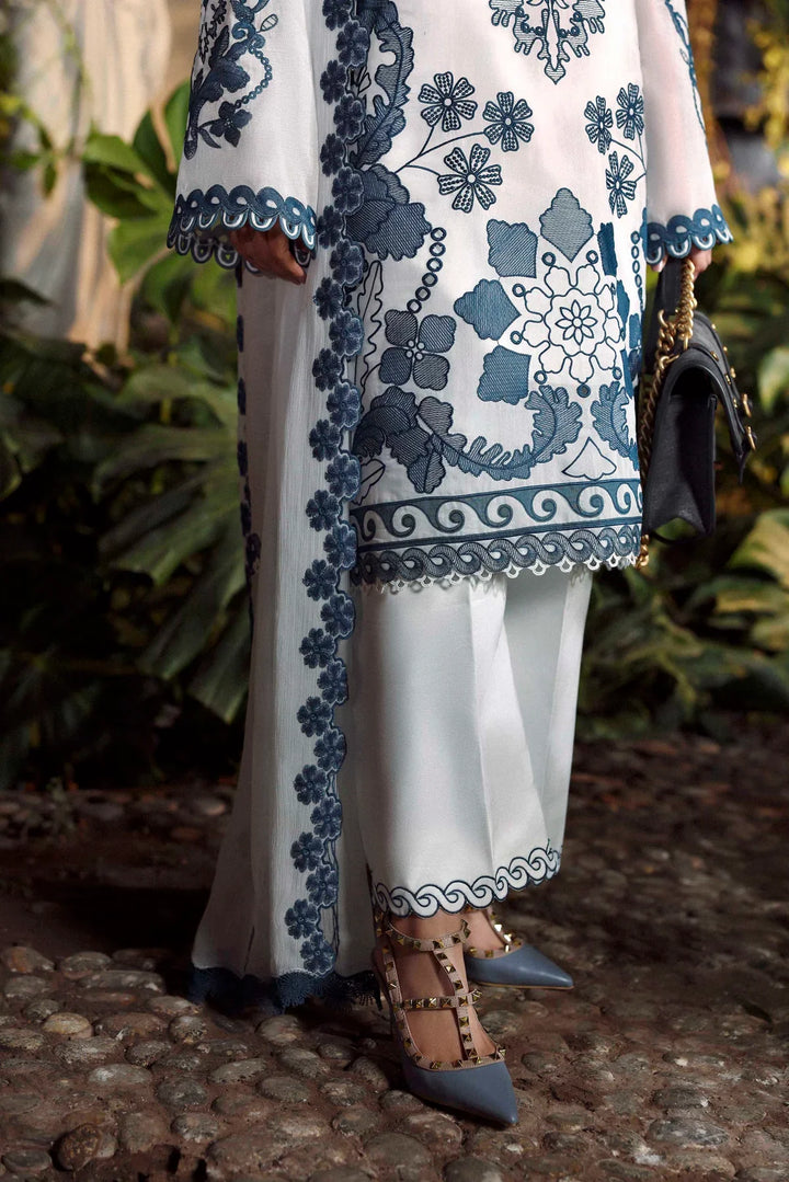 Sable Vogue Unstitched Embroidered Swiss Voile 3 Piece Suit SV26UL SL-09-26 - Summer Collection