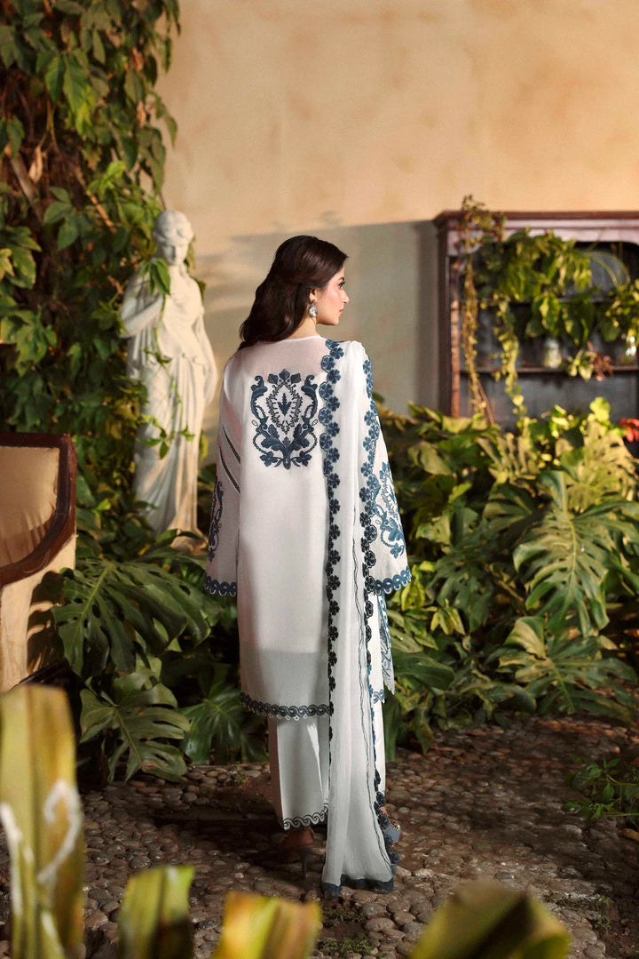 Sable Vogue Unstitched Embroidered Swiss Voile 3 Piece Suit SV26UL SL-09-26 - Summer Collection
