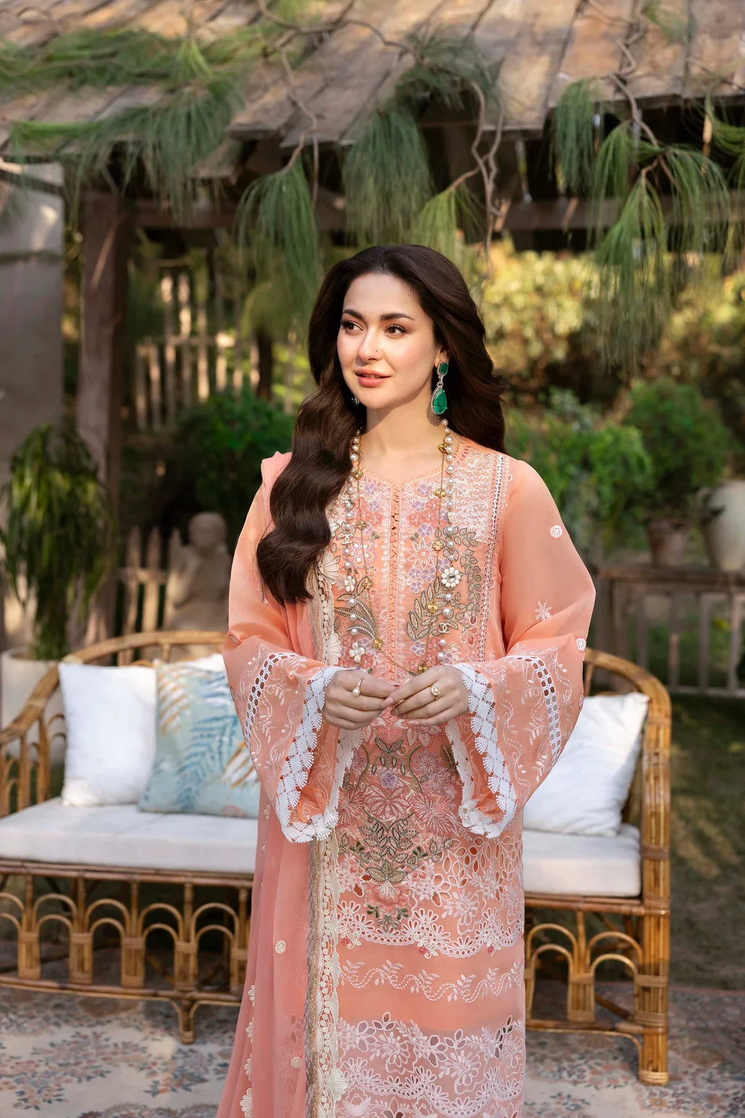 Sable Vogue Unstitched Embroidered Swiss Lawn 3 Piece Suit SV26UL SL-10-25 - Summer Collection