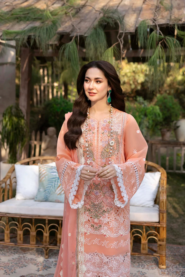 Sable Vogue Unstitched Embroidered Swiss Lawn 3 Piece Suit SV26UL SL-10-25 - Summer Collection