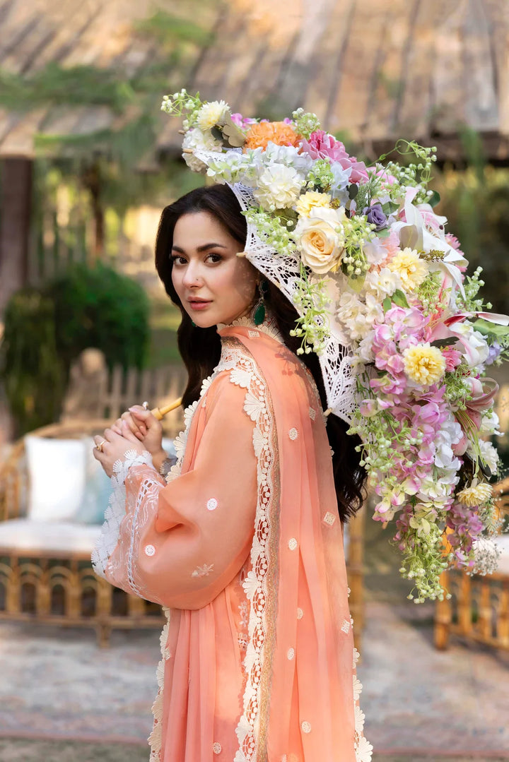 Sable Vogue Unstitched Embroidered Swiss Lawn 3 Piece Suit SV26UL SL-10-25 - Summer Collection