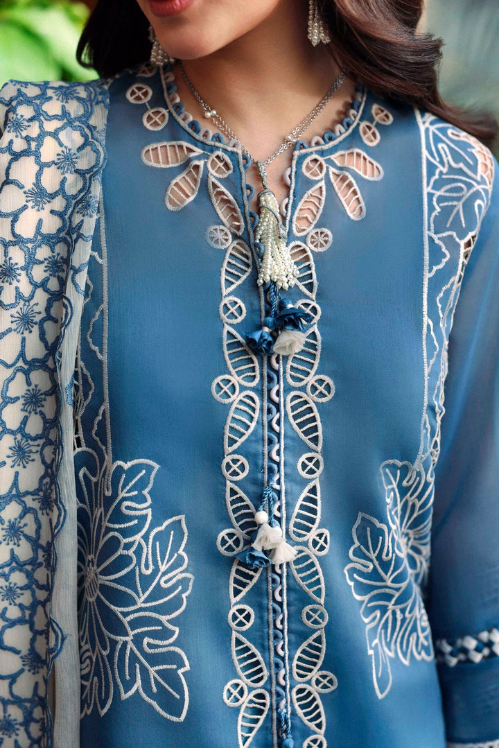 Sable Vogue Unstitched Embroidered Swiss Voile 3 Piece Suit SV26UL SL-10-26 - Summer Collection